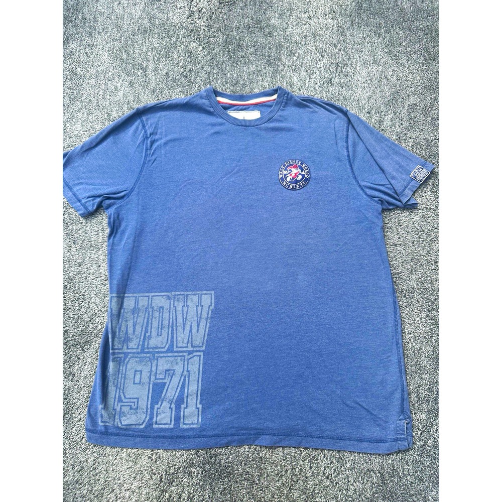 Disney Parks Walt Disney World Mickey Mouse WDW 1971 T Shirt Mens XXL Blue